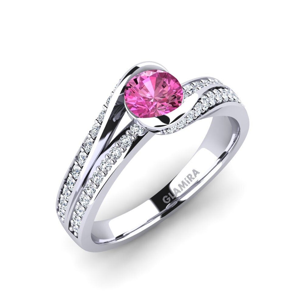 Pink Topaz Engagement Ring Clariss