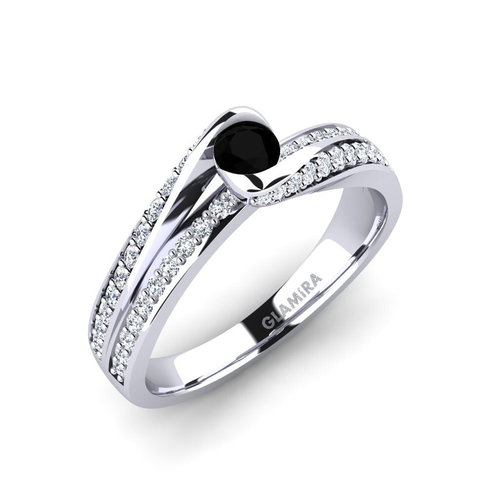 Zwarte Diamant Verlovingsring Clariss 0.16 crt