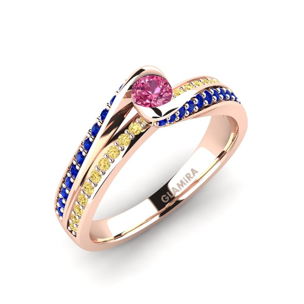 14ct Rose Gold Engagement Ring Clariss 0.16 crt