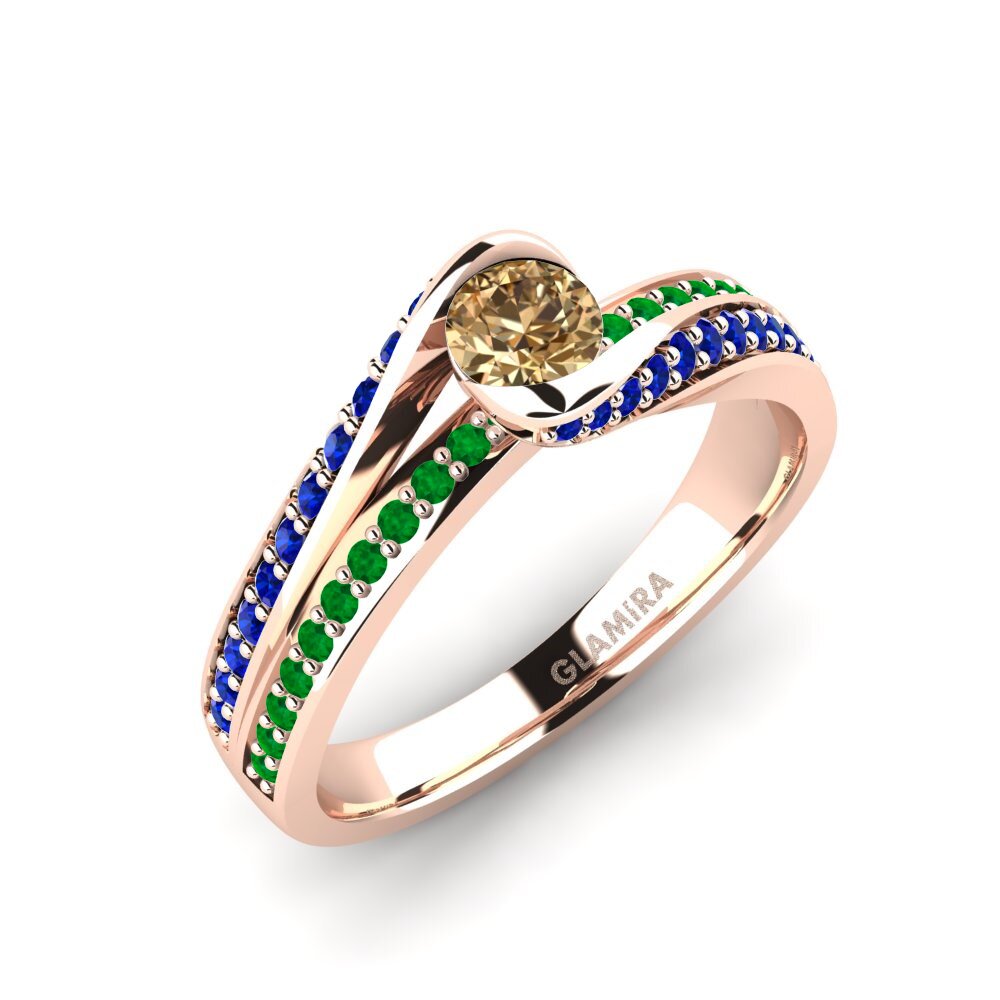 14K Rood Goud Verlovingsring Clariss 0.25 crt