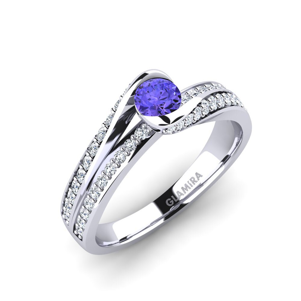 Tanzanite Engagement Ring Clariss 0.25 crt
