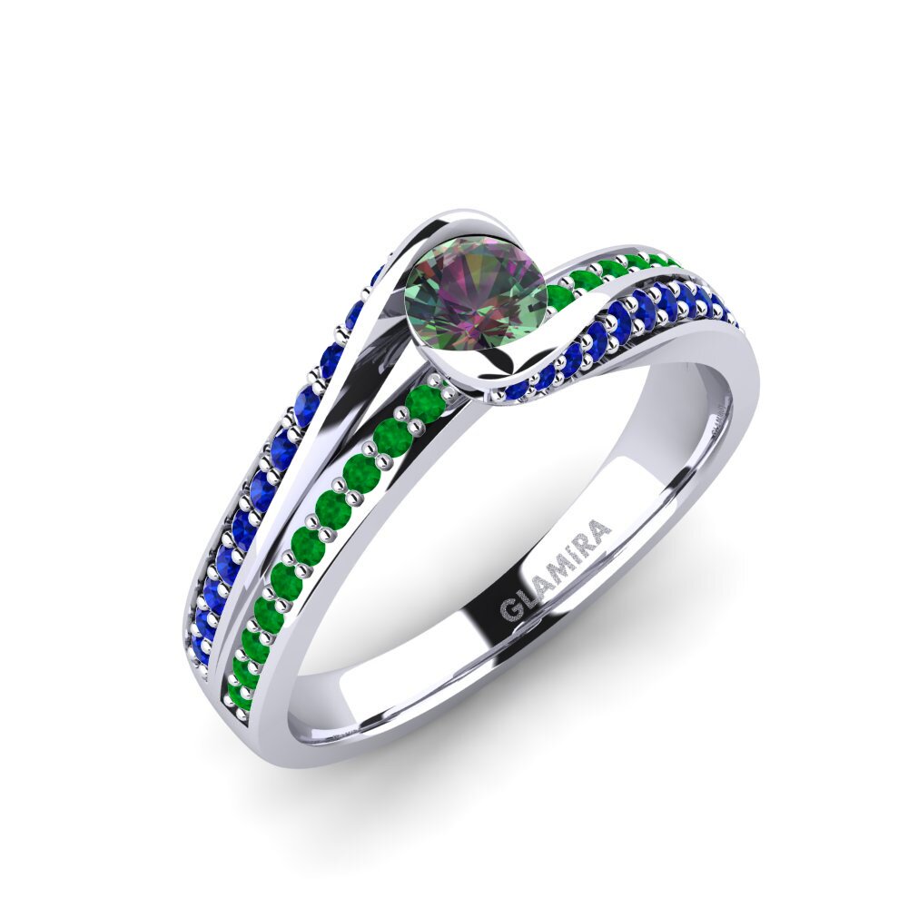 Mistik Topaz Kadın Yüzük Clariss 0.25 crt