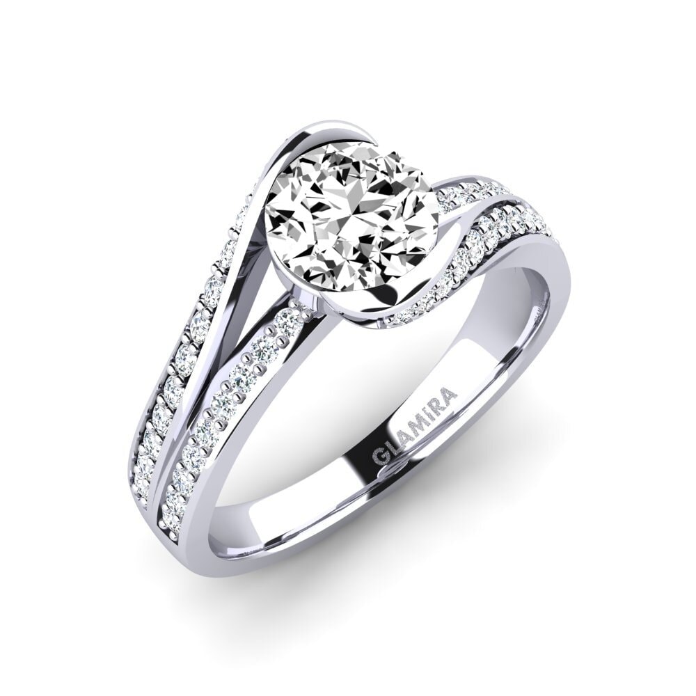 Moissanita Anillo de compromiso Clariss 1.0 crt