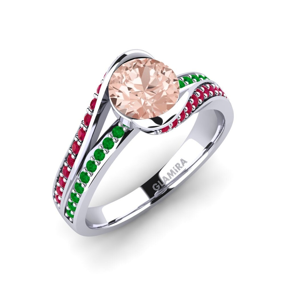 Morganite Engagement Ring Clariss 1.0 crt