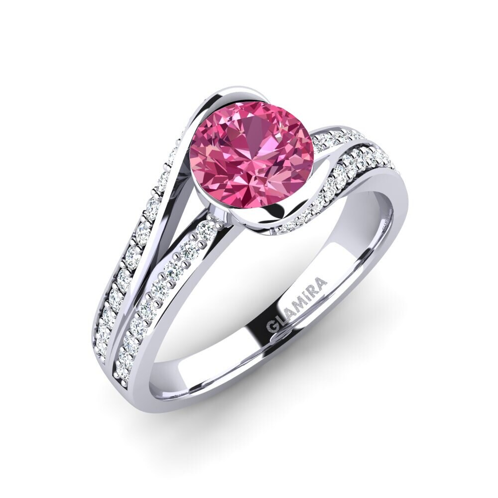 Pink Tourmaline Engagement Ring Clariss 1.0 crt