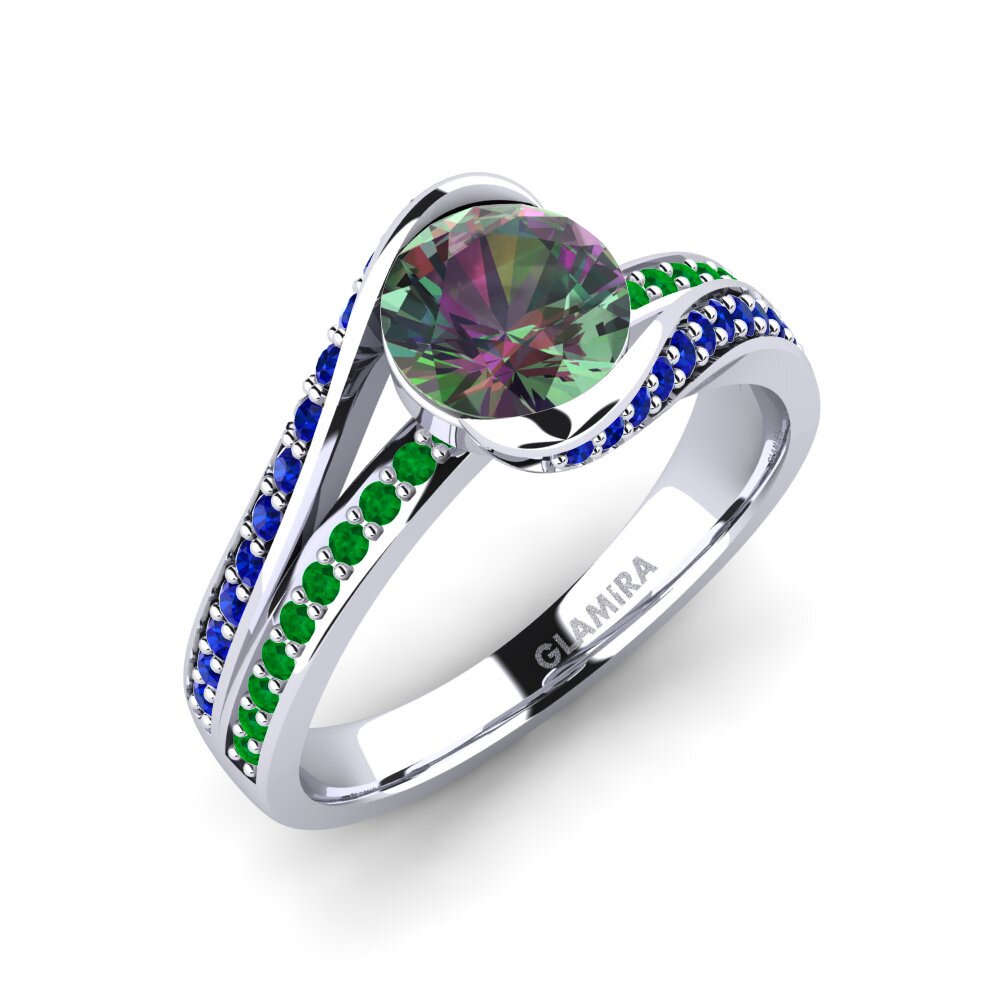 Mistik Topaz Kadın Yüzük Clariss 1.0 crt