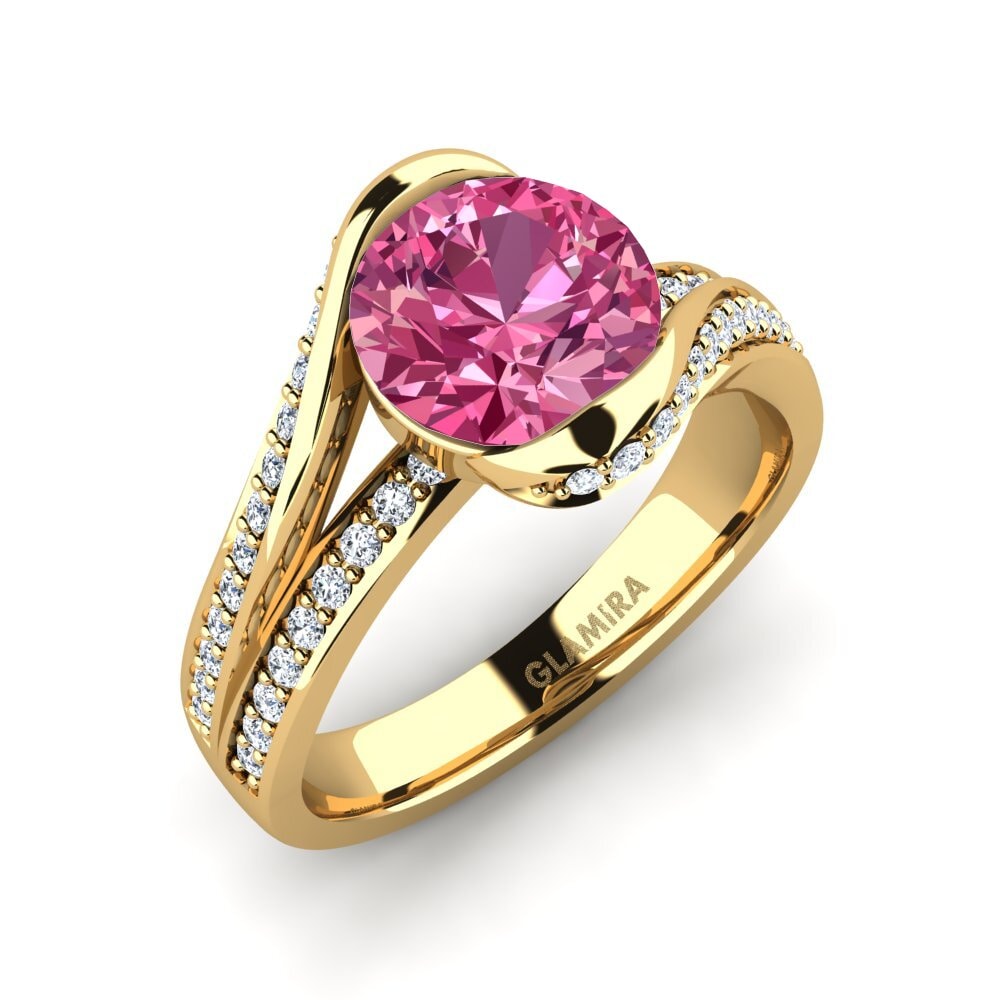 Pink Tourmaline Engagement Ring Clariss 2.0 crt