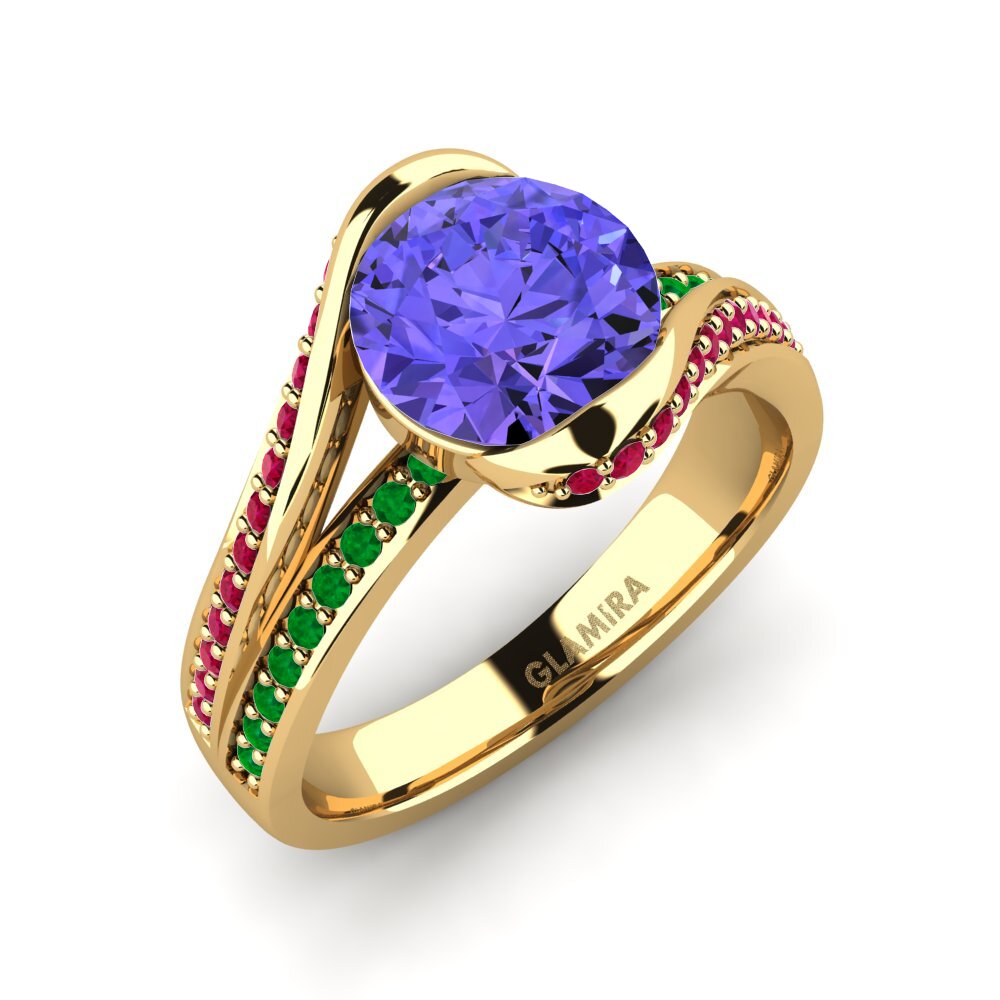 Tanzanita Anillo de compromiso Clariss 2.0crt