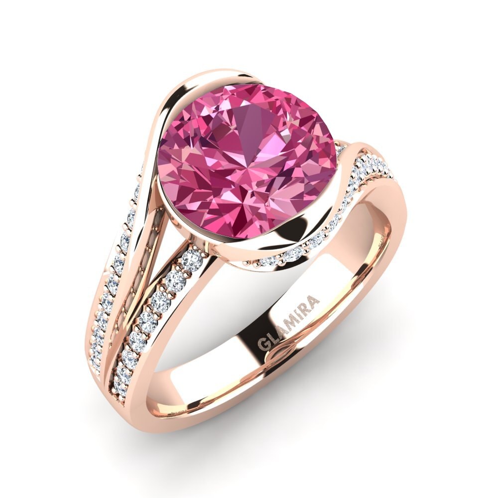 Pink Tourmaline Engagement Ring Clariss 3.0 crt