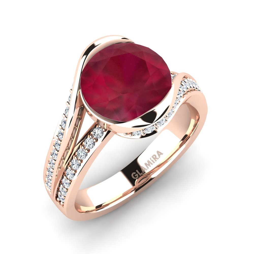 Ruby Engagement Ring Clariss 3.0crt