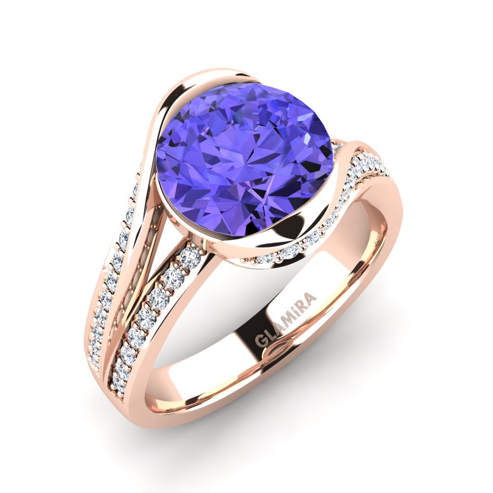 Tanzanite Engagement Ring Clariss 3.0 crt