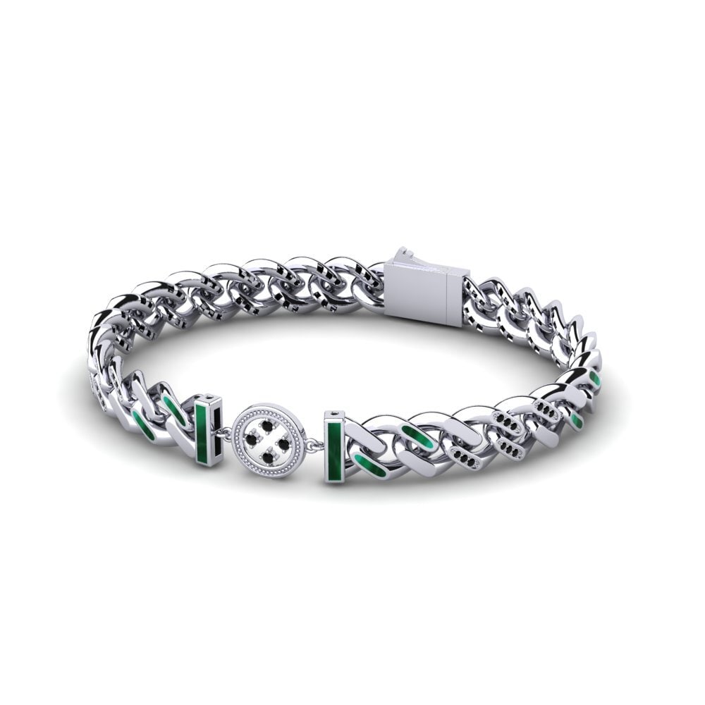 Black Sapphire Women's Bracelet Clash