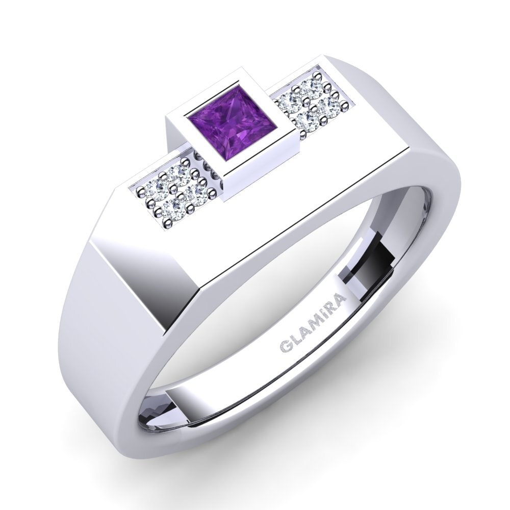 Amethyst Men's Ring Cledwyn
