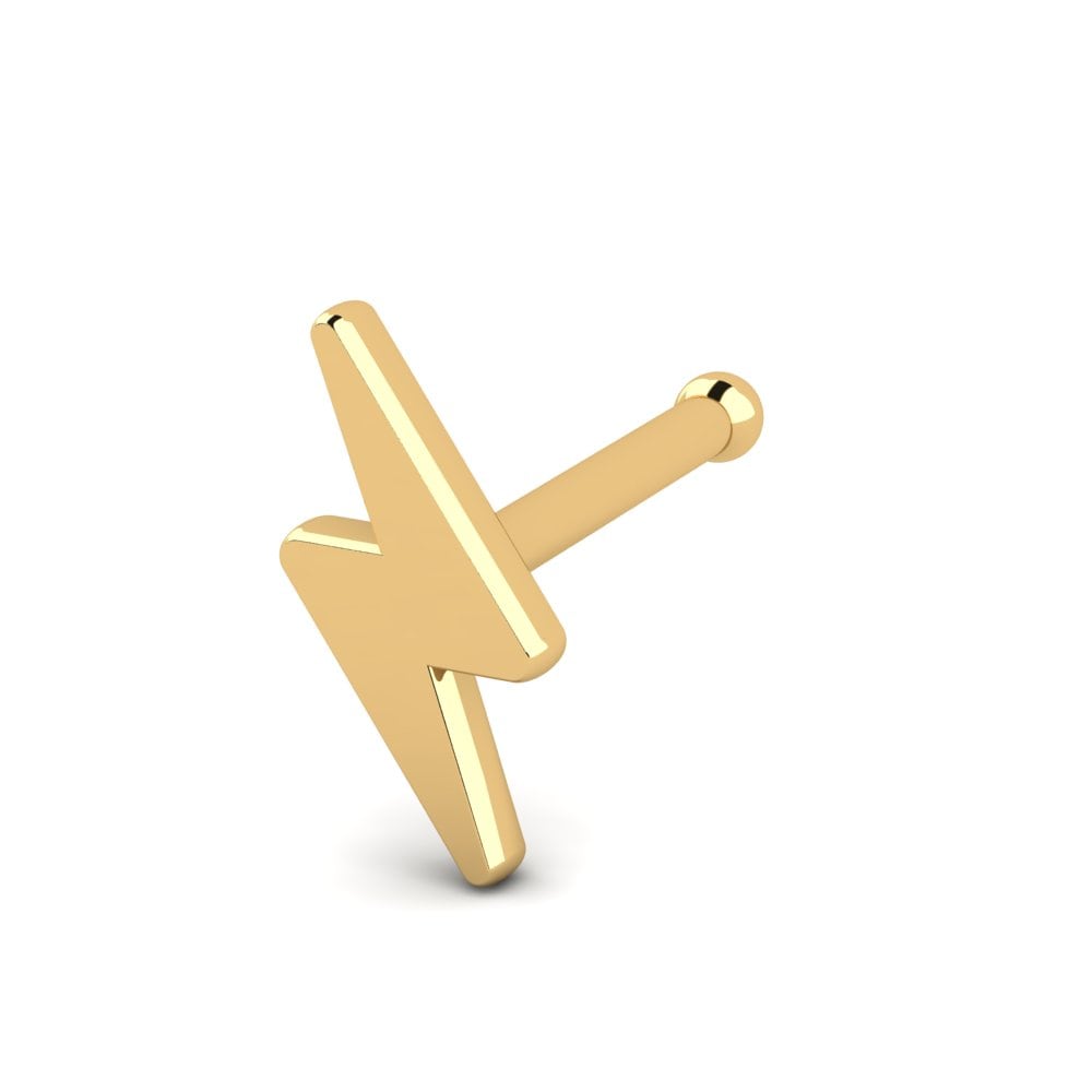 18K Geel Goud Neus Pin Clelia
