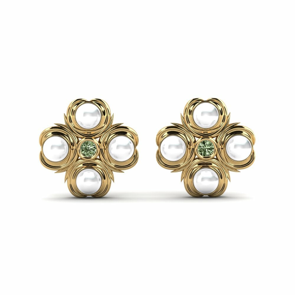 Green Diamond Women's Earring Cliamon