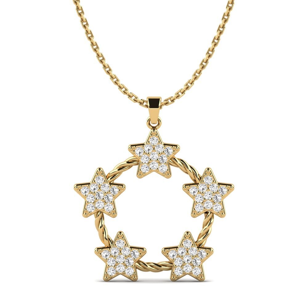 Moissanite Women's Pendant Cliquel
