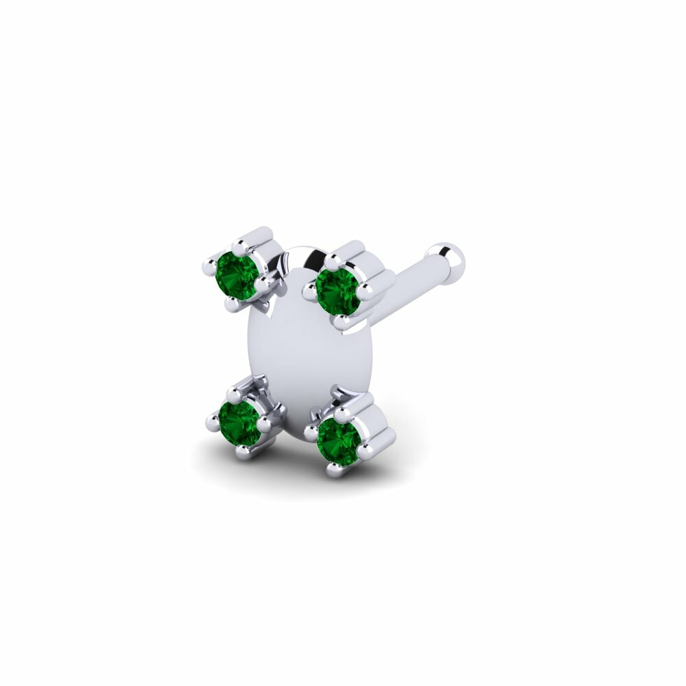 Groene Zirkoon Neus Pin Clofone