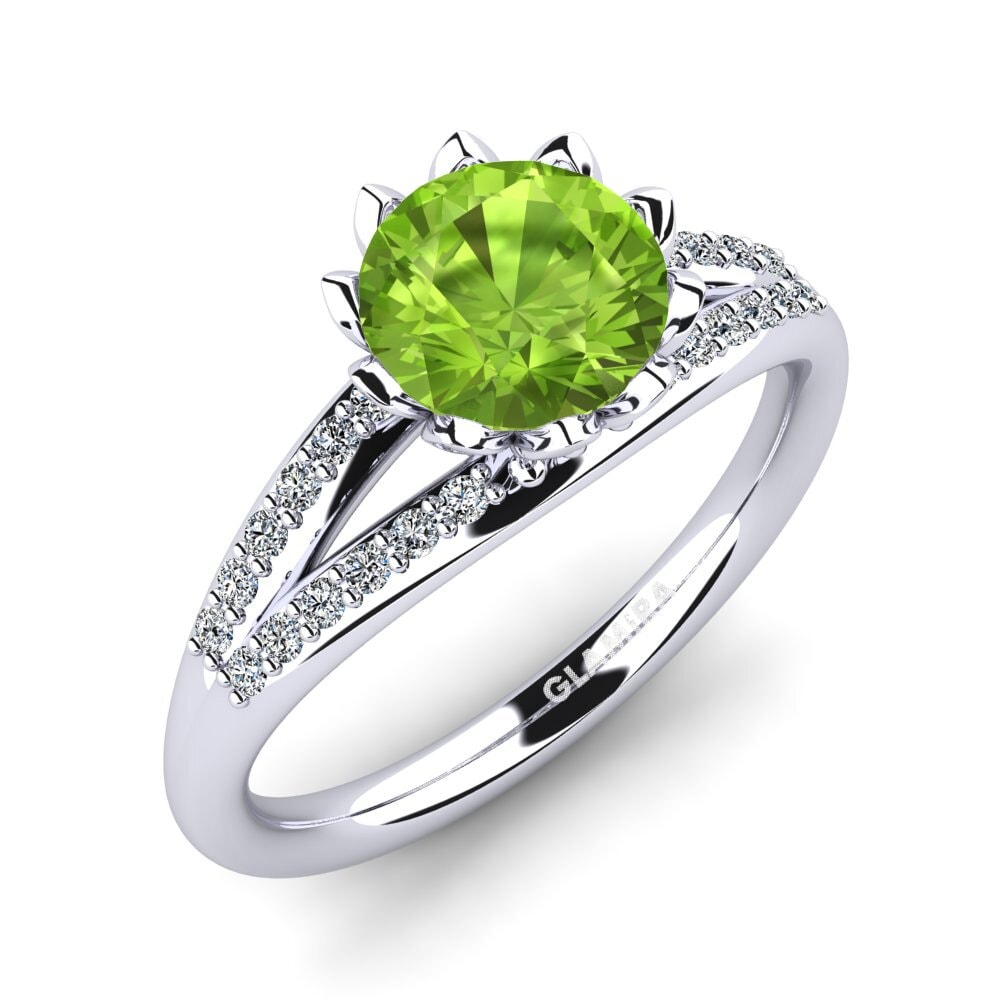 Peridot Women's Ring Clom