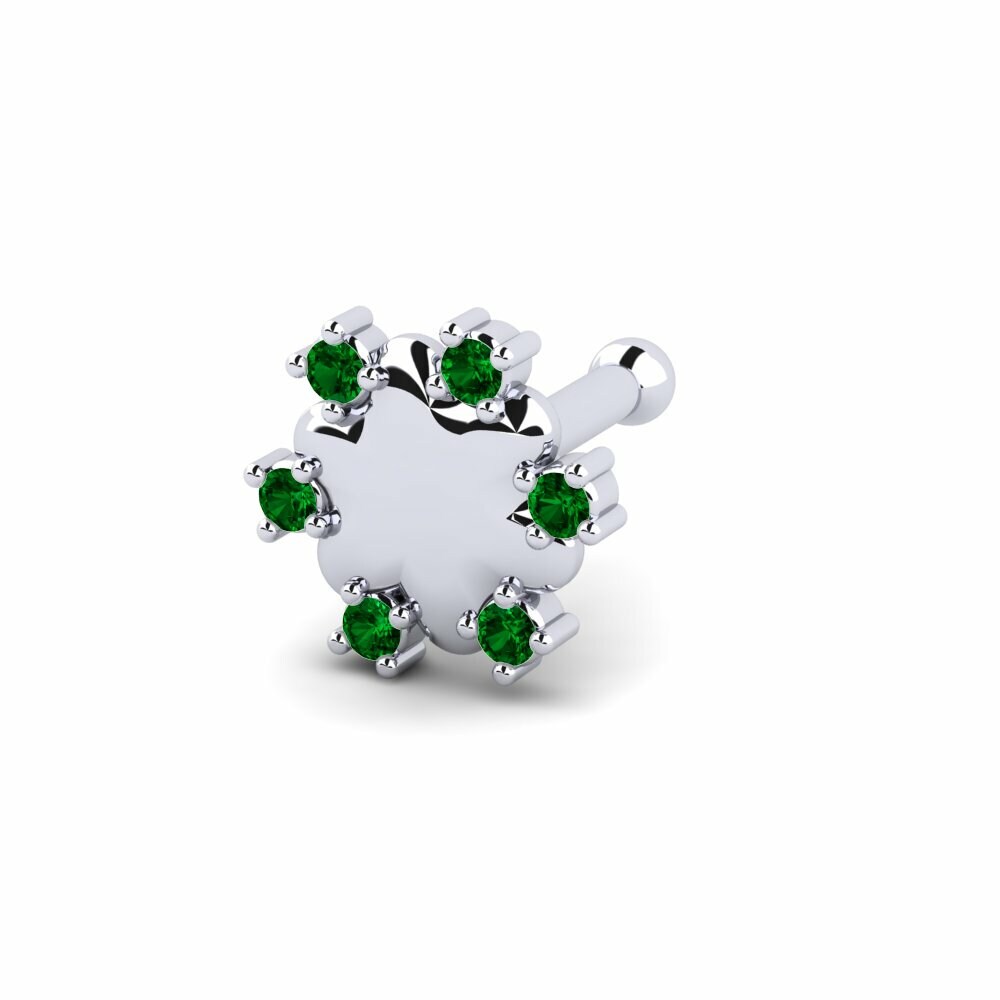 Groene Zirkoon Neus Pin Clonk