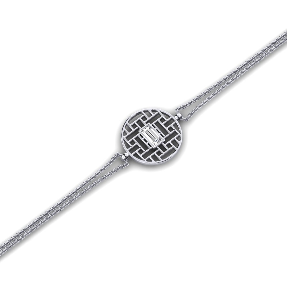 Baguette Diamond Women's Bracelet Cloriss