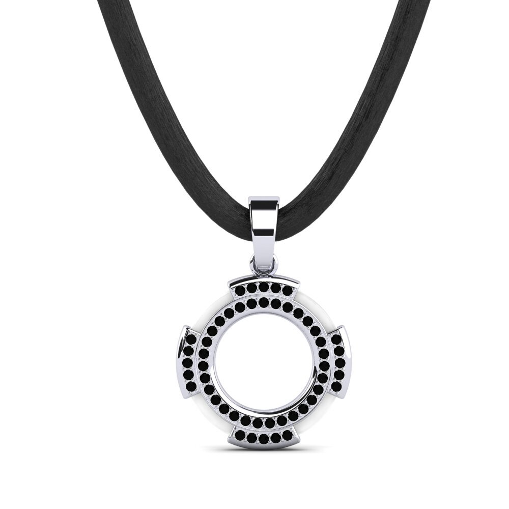 Black Sapphire Men's Pendant Clute