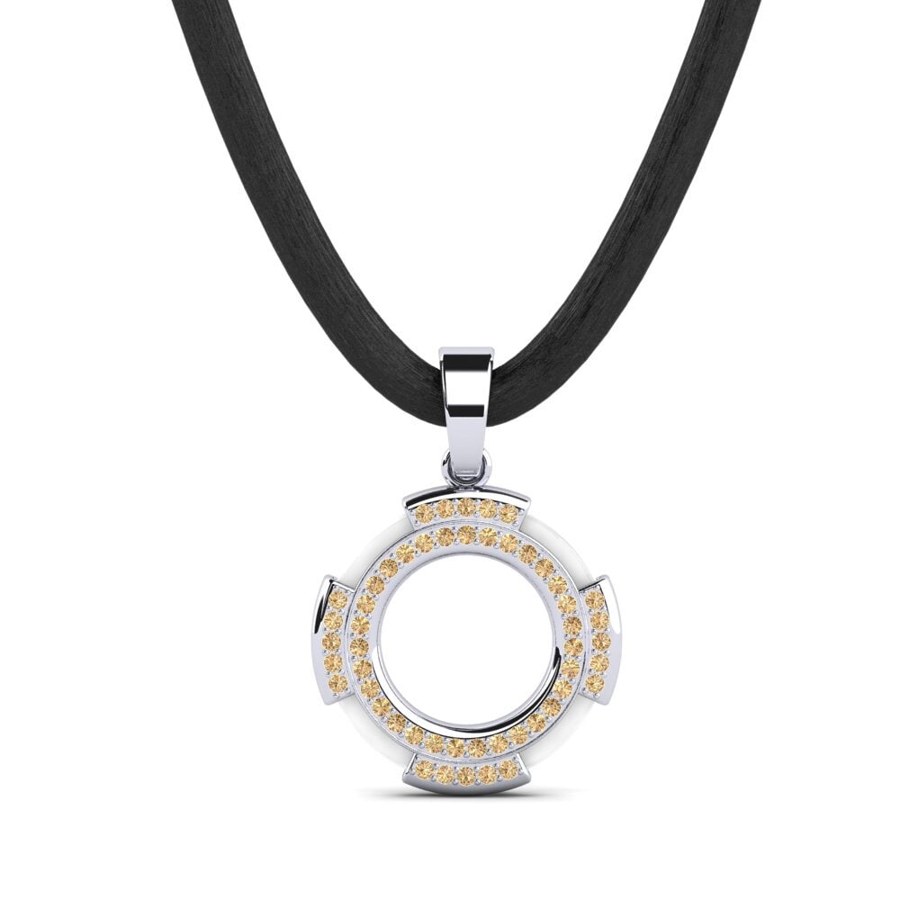 Brown Diamond Men's Pendant Clute