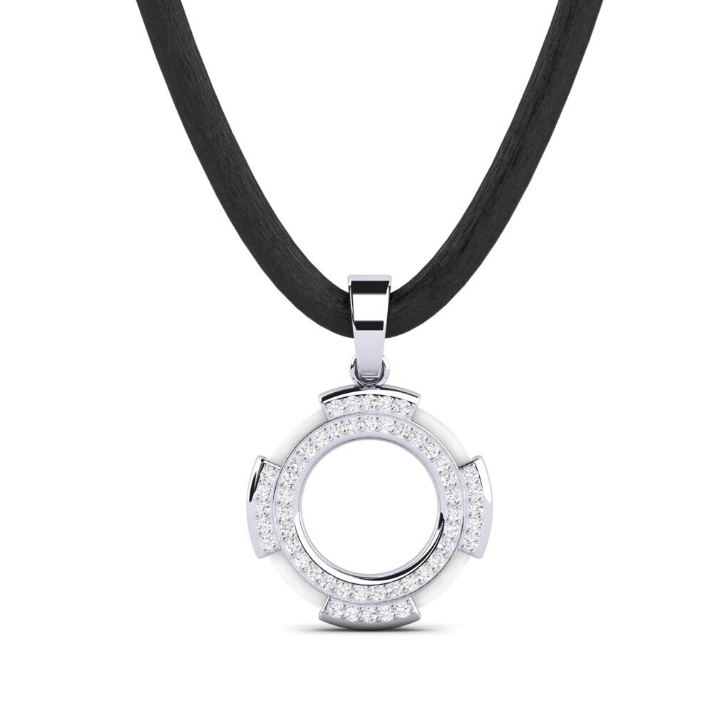 White sapphire Men's Pendant Clute