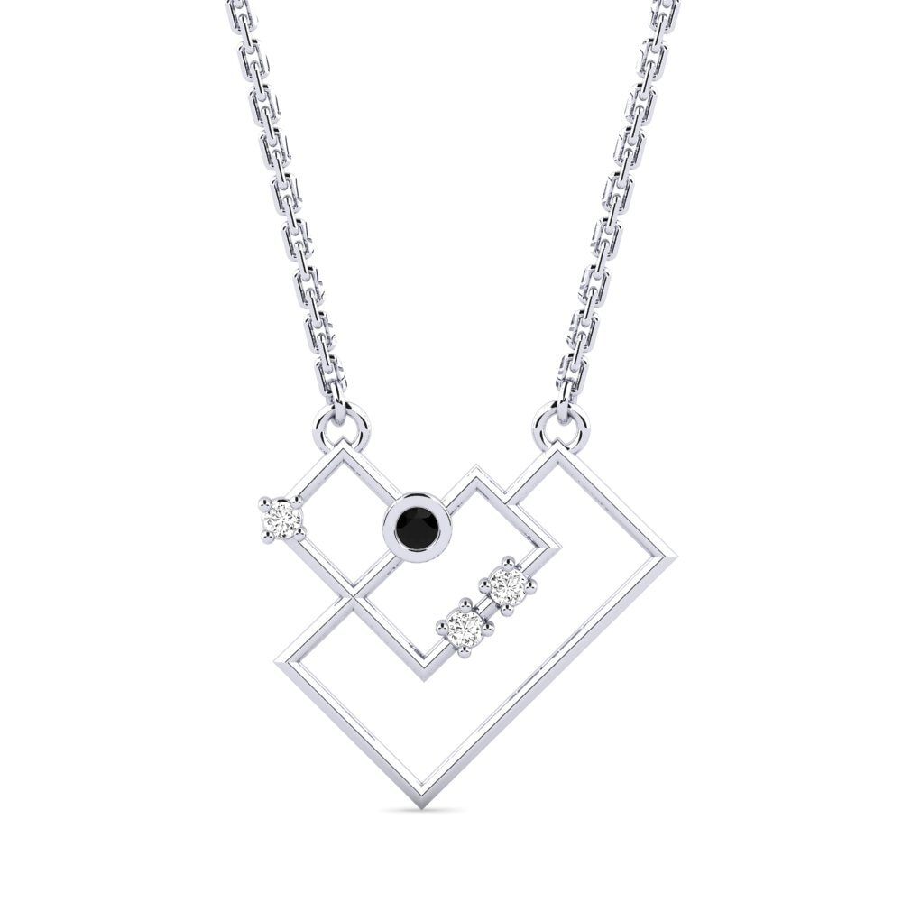 Ónix Negro Collar de Mujer Coaltara