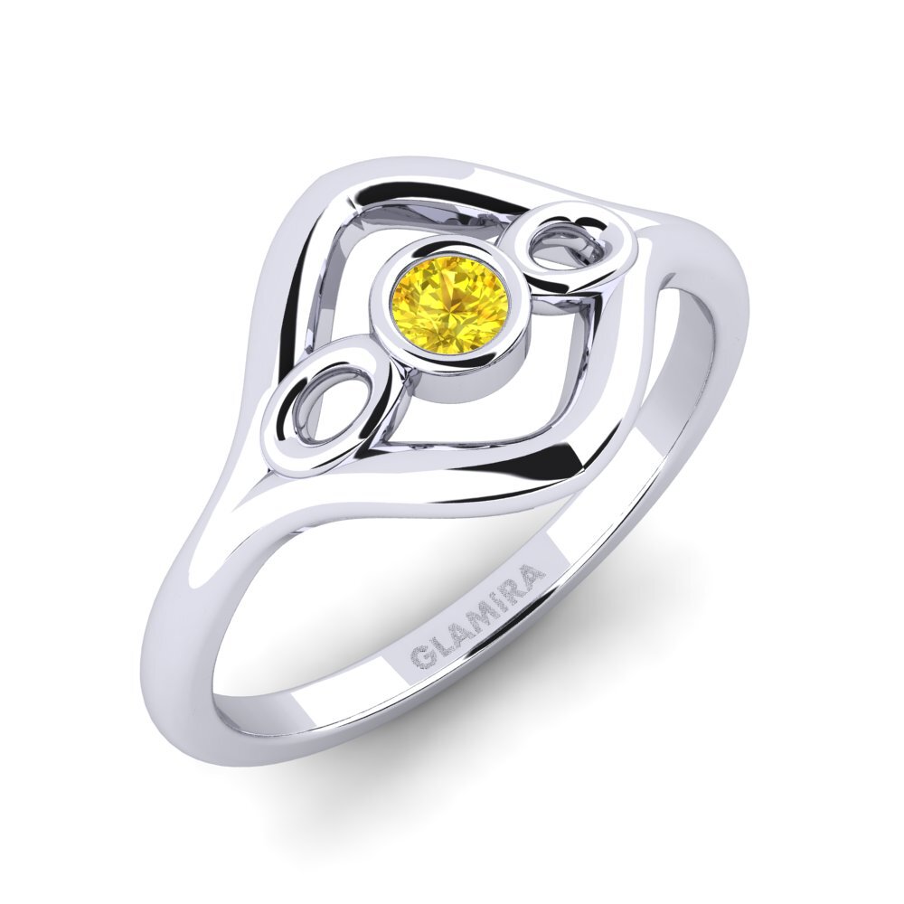 Yellow Sapphire Ring Coarse