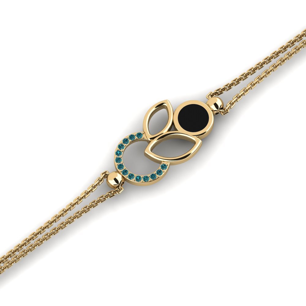 Blue Diamond Women's Bracelet Cochered