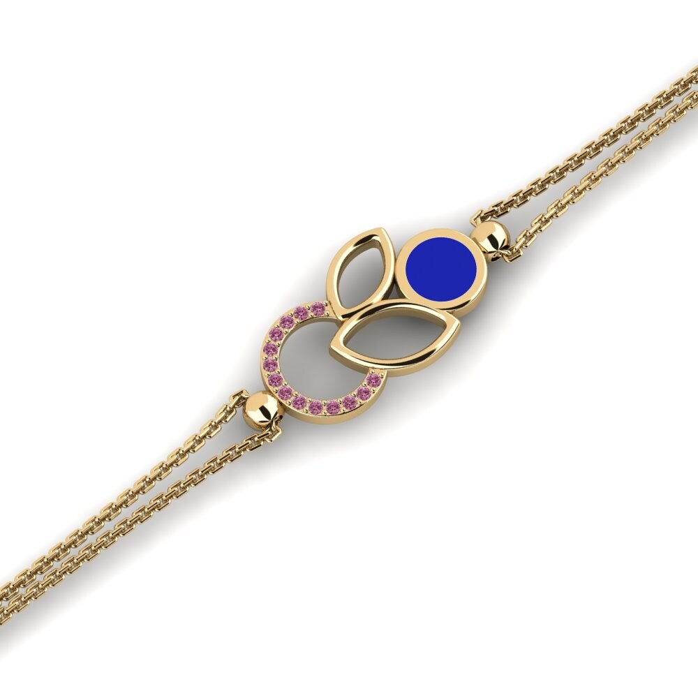 Rhodolite Garnet Women's Bracelet Cochered
