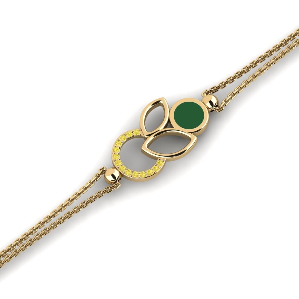 Yellow Sapphire Women's Bracelet Cochered