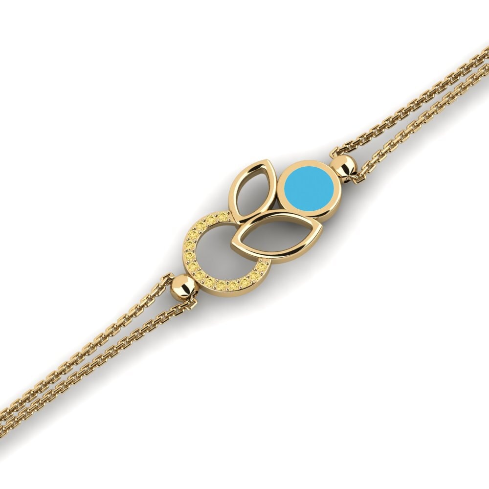 Yellow Diamond Women's Bracelet Cochered