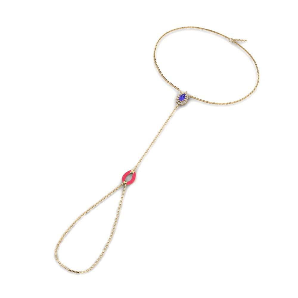 Tanzanite Finger Bracelet Cochran