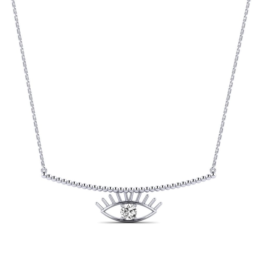 Moissanita Collar de Mujer Cocufier