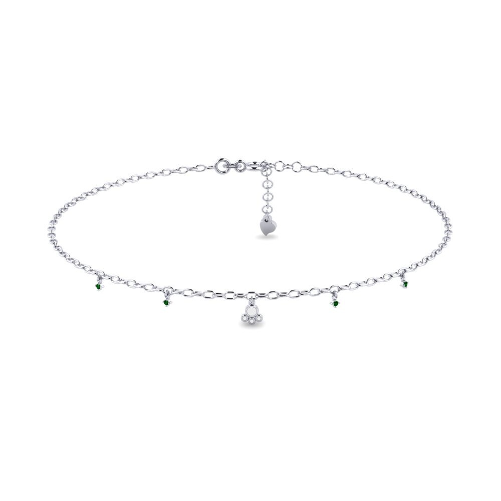Circonita Verde Tobillera de mujer Coda
