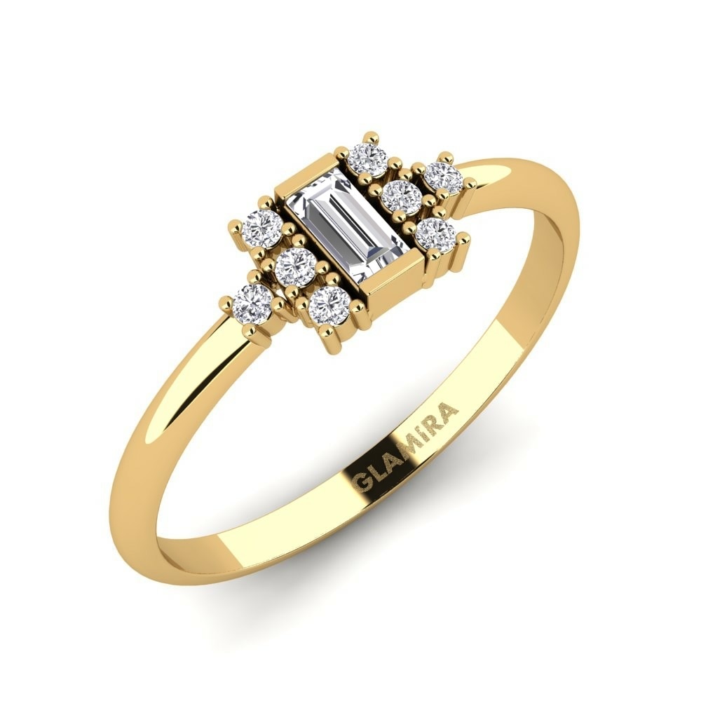 Exclusive Engagement Rings Coerce 585 Yellow Gold Diamond