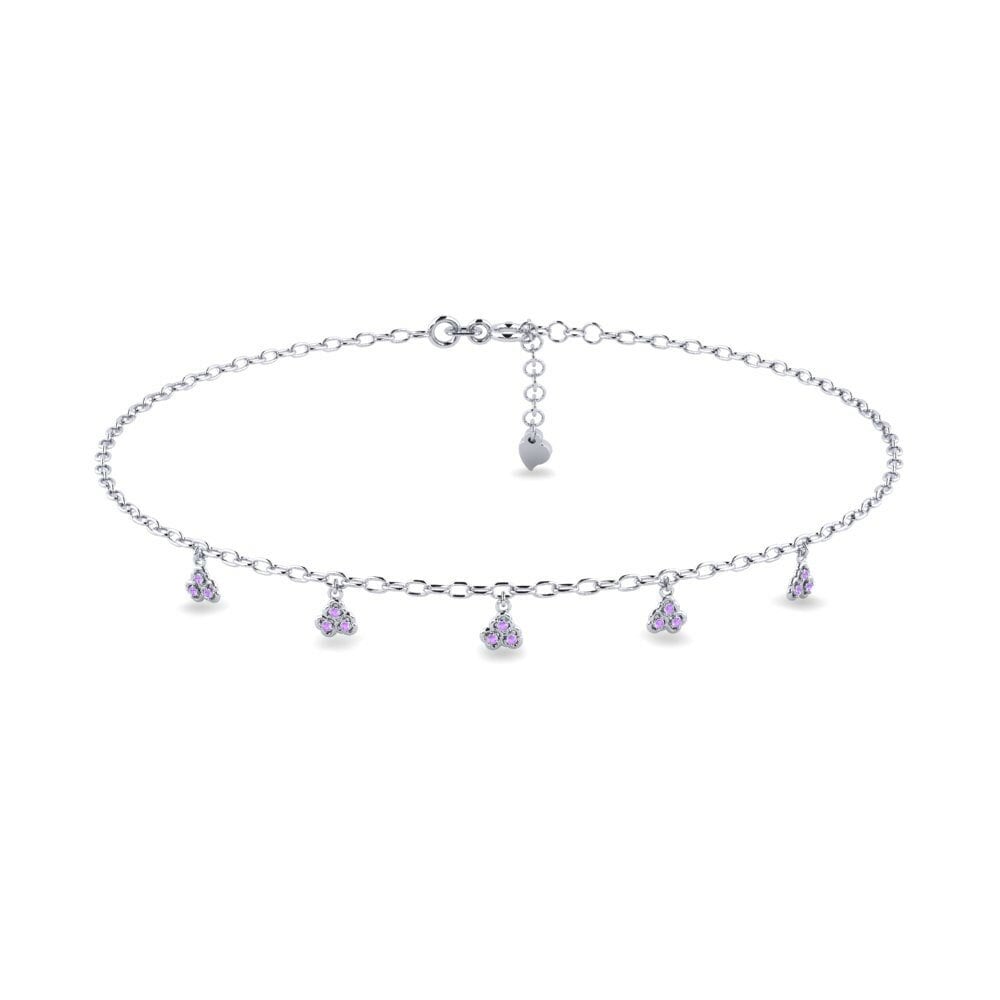 Damen fußkette Cohenian Amethyst