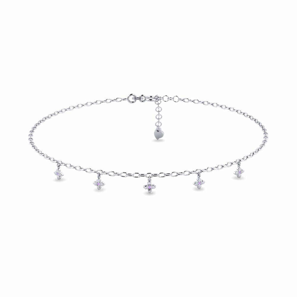 Amethyst Women's Anklet Colbyess