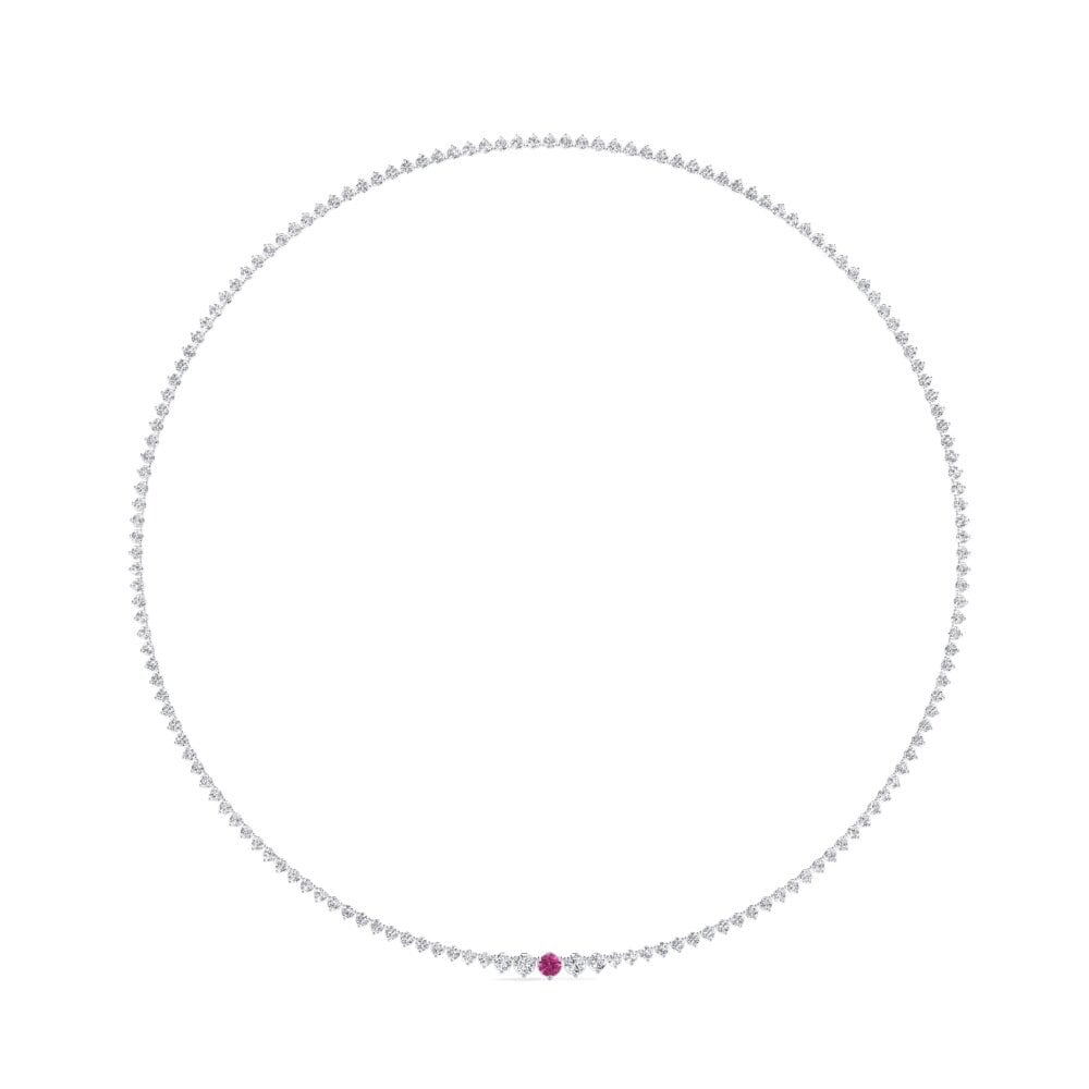 Pink Topaz Collier Rayl