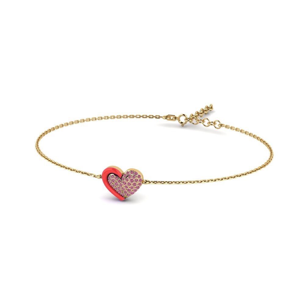 Rhodolite Garnet Women's Bracelet Colorido