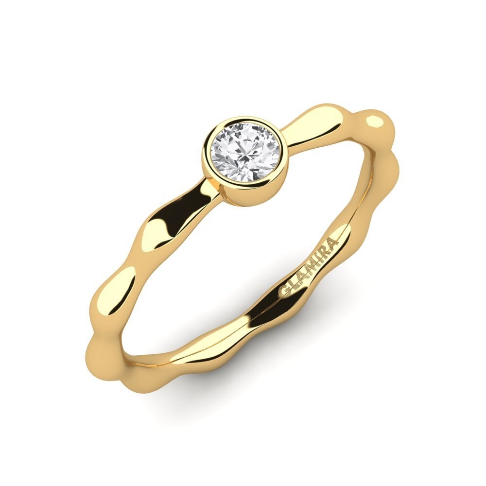 White sapphire Women's Ring Comfort