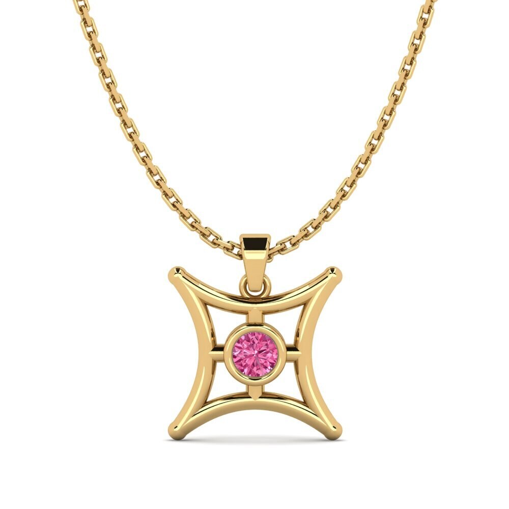 Pink Tourmaline Women's Pendant Commerage