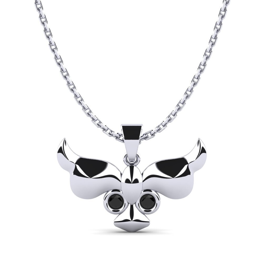 Onyx Noir Pendentif pour femme Commercio