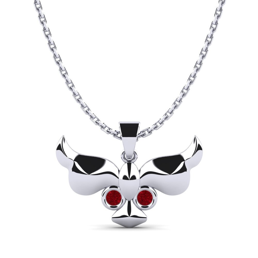 Red Zirconia Women's Pendant Commercio