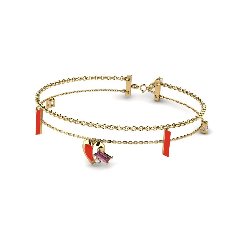 Rhodolite Garnet Women's Bracelet Compagno