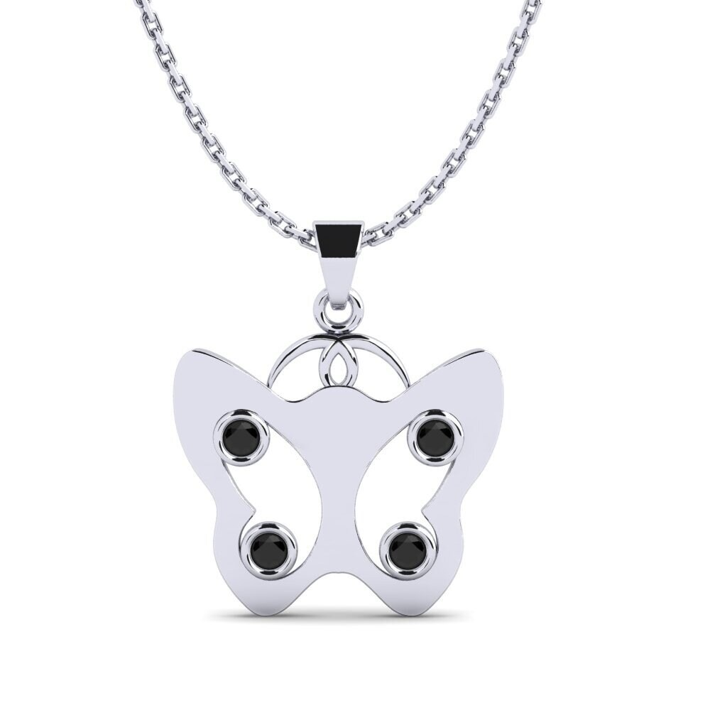 Onyx Noir Pendentif pour femme Compotiera