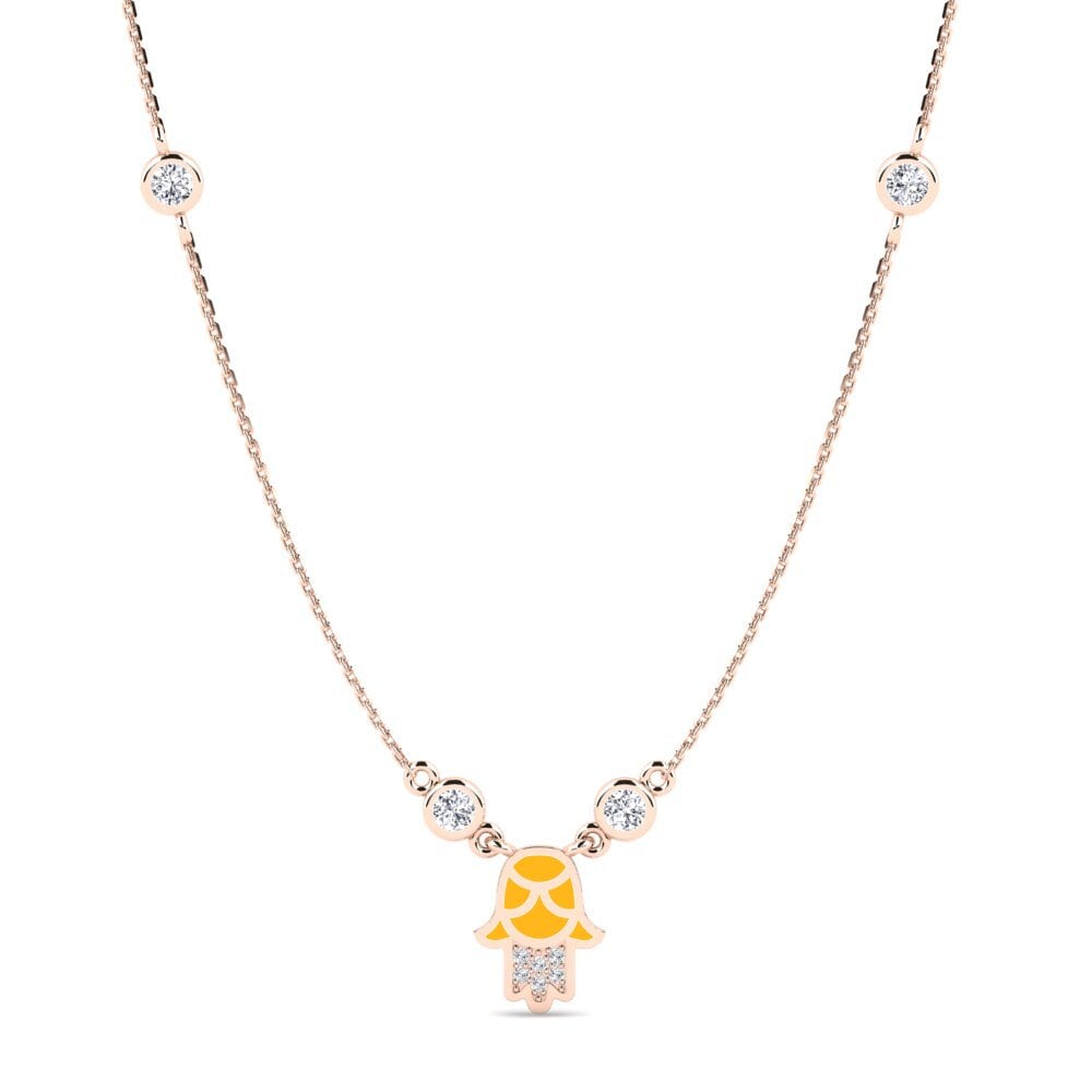 9ct Rose Gold Women's Necklace Confiar