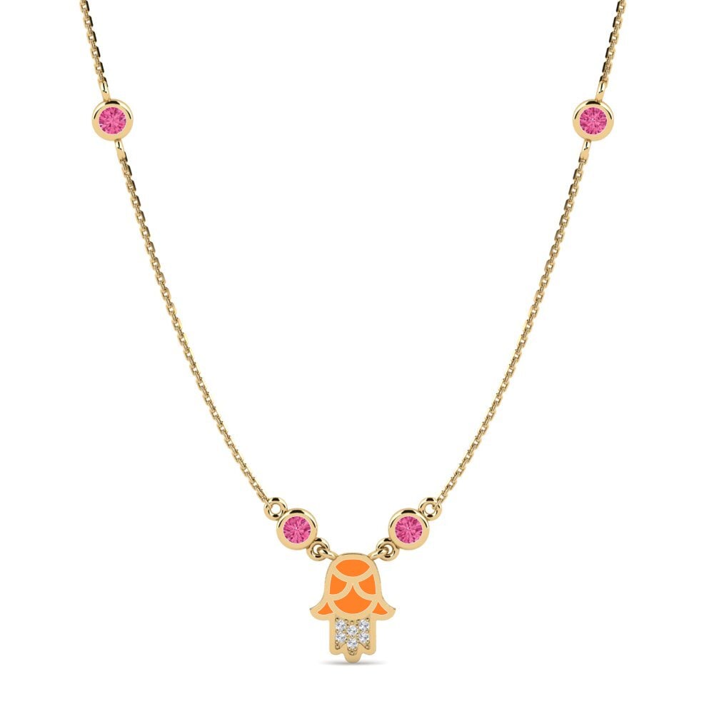 Pink Tourmaline Women's Necklace Confiar