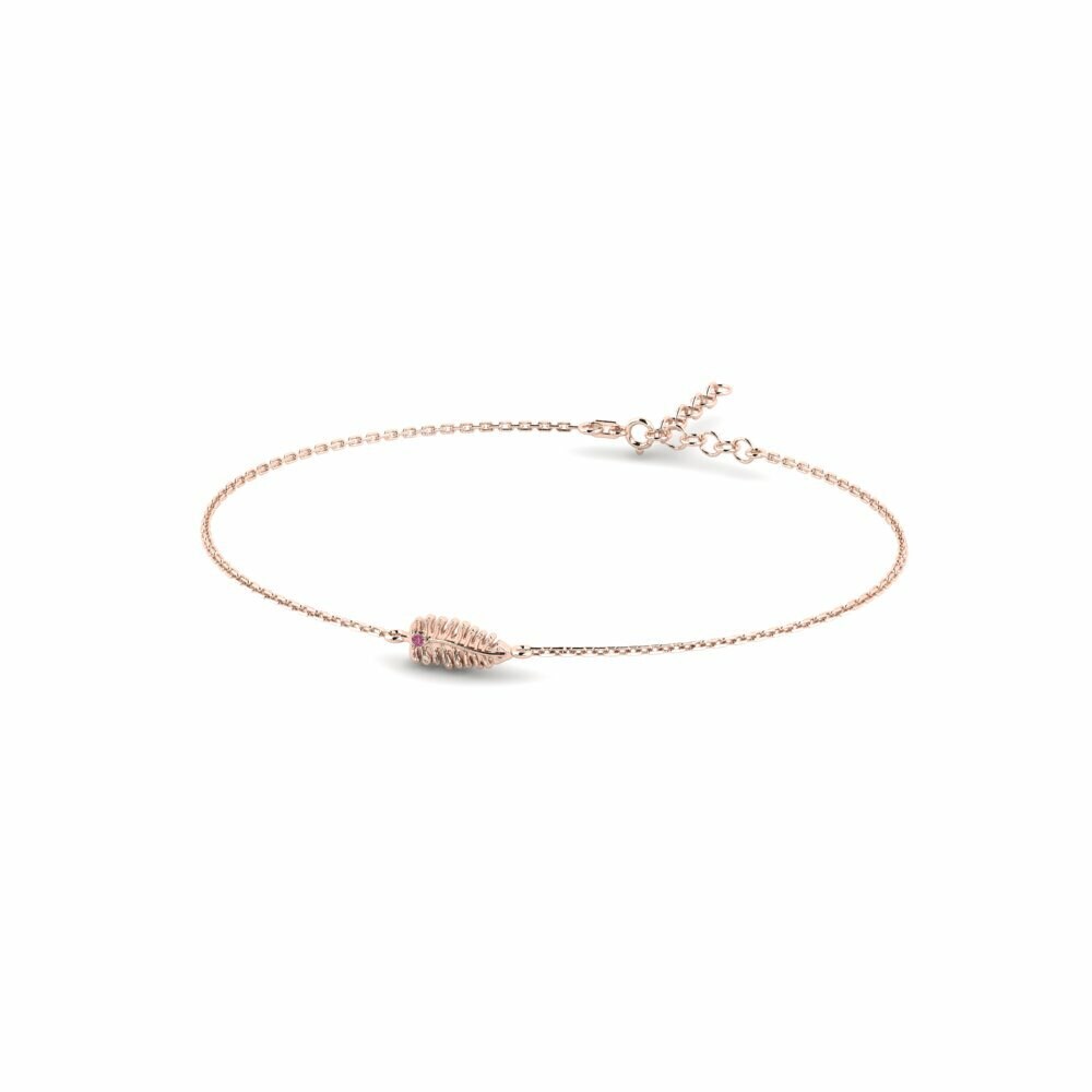 14k Rose Gold Rhodolite Garnet Women's Bracelet Confirmation